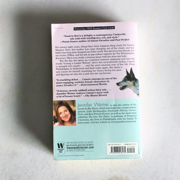 3/$20 - book - Good in Bed, by Jennifer Weiner (Fiction novel, chick lit) - Picture 2 of 2